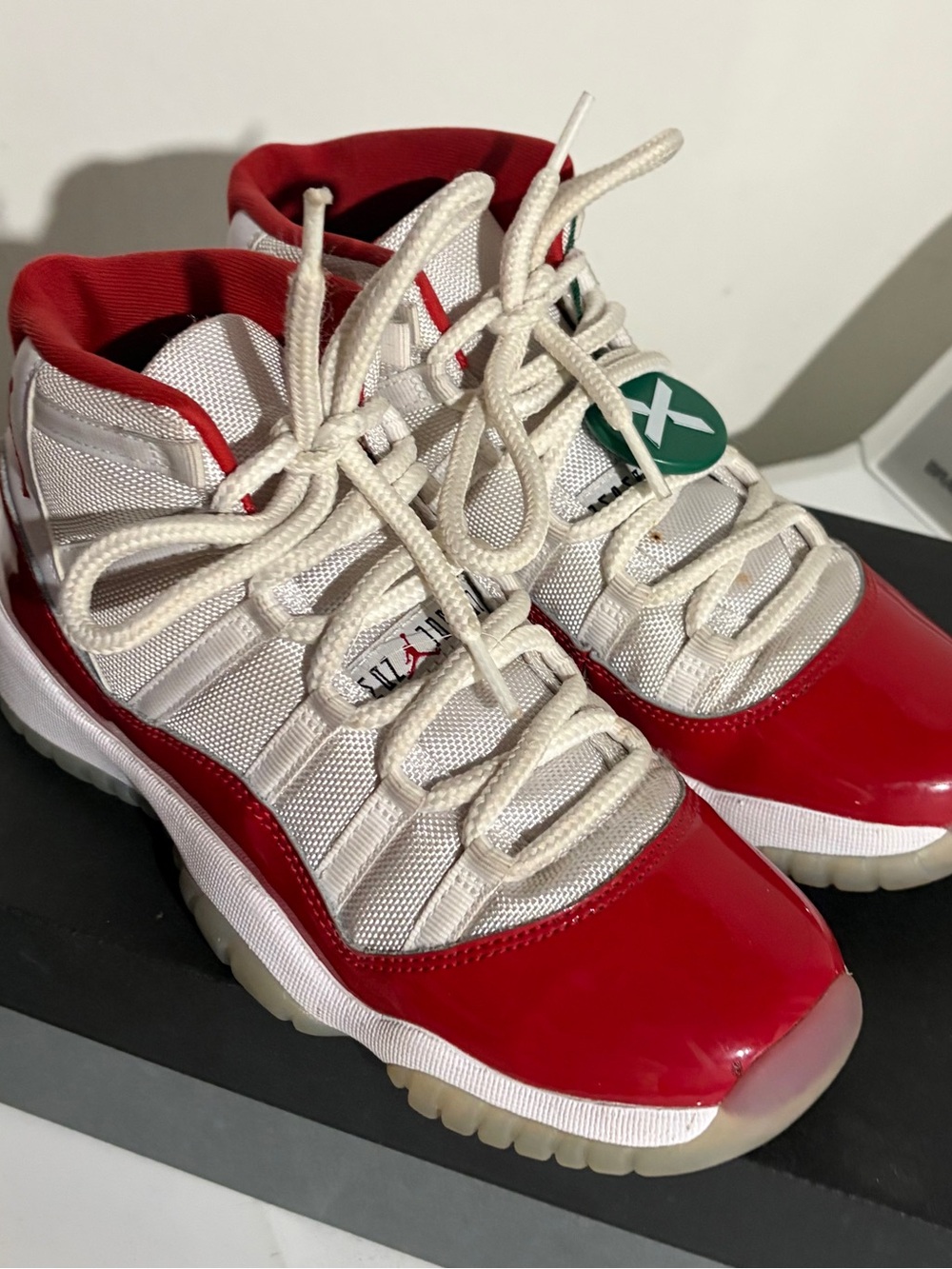 Jordan Kids' Sneakers in White and Red
